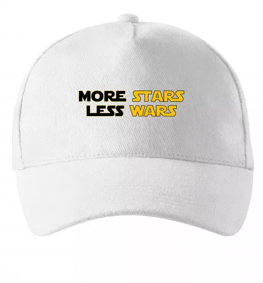 Кепка More stars less wars Білий фото