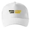 Кепка More stars less wars Білий фото