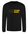 Свитшот More stars less wars Черный фото