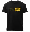 Чоловіча преміум футболка More stars less wars Чорний фото