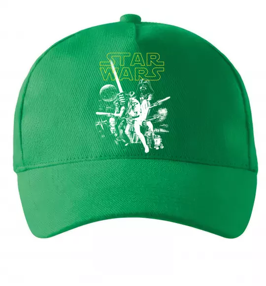 Кепка Star Wars ретро постер Зеленый фото