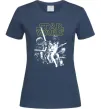 Жіноча футболка Star Wars ретро постер Темно-синій фото