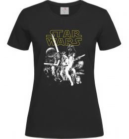 Женская футболка Star Wars ретро постер