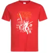 Мужская футболка Star Wars ретро постер Красный Мужская футболка Star Wars ретро постер Красный фото