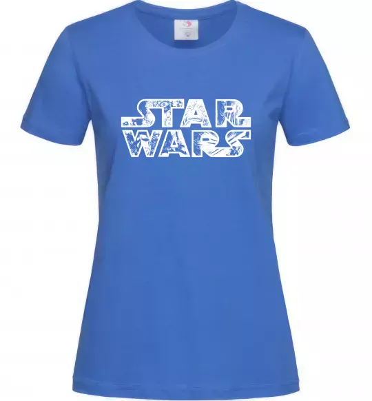 Женская футболка Star Wars comics Ярко-синий фото