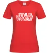 Женская футболка Star Wars comics Красный фото