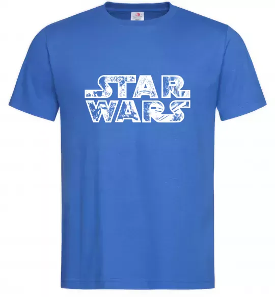 Мужская футболка Star Wars comics Ярко-синий фото