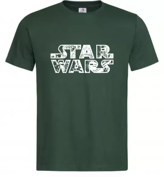 Мужская футболка Star Wars comics Темно-зеленый фото