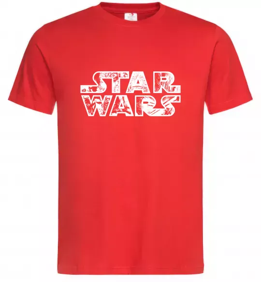 Мужская футболка Star Wars comics Красный фото