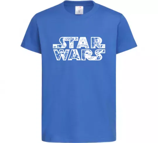 Дитяча футболка Star Wars comics Яскраво-синій фото