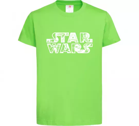 Дитяча футболка Star Wars comics Лаймовий фото