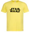 Мужская футболка Star Wars logo Лимонный Мужская футболка Star Wars logo Лимонный фото