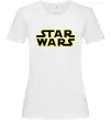 Жіноча футболка Star Wars logo Білий фото