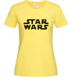 Жіноча футболка Star Wars logo Лимонний фото