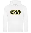 Чоловіча толстовка (худі) Star Wars logo Білий фото