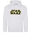 Женская толстовка (худи) Star Wars logo Серый меланж фото