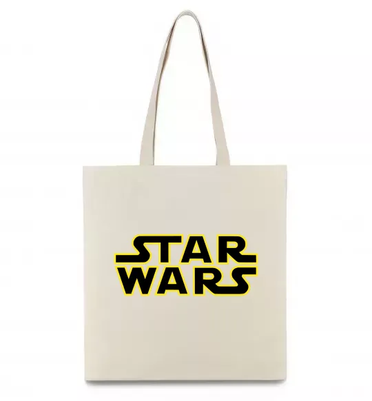 Эко-сумка Star Wars logo Бежевый фото