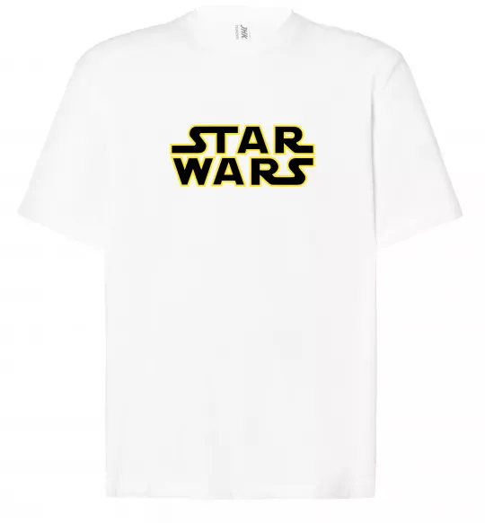 Футболка Оверсайз Star Wars logo Белый фото