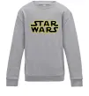 Детский Свитшот Star Wars logo Серый меланж фото