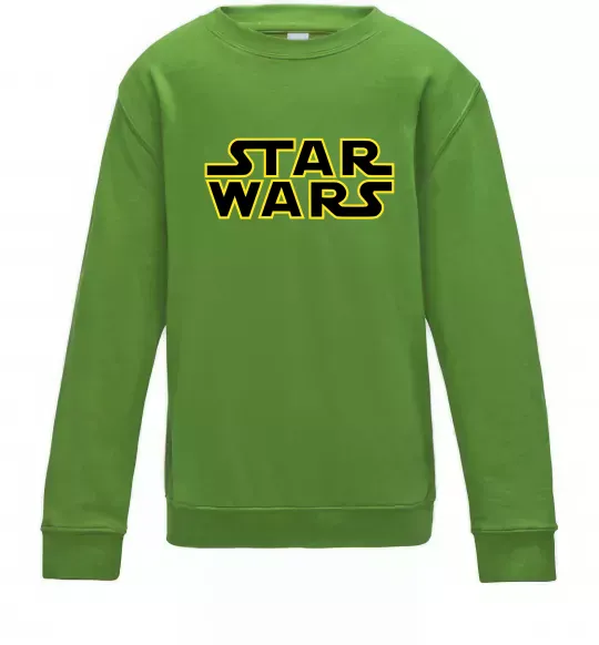 Детский Свитшот Star Wars logo Лаймовый фото