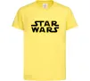 Детская футболка Star Wars logo Лимонный фото
