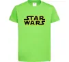 Детская футболка Star Wars logo Лаймовый фото