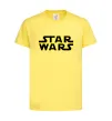 Дитяча футболка Star Wars logo Лимонний фото