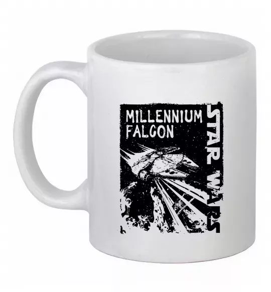 Чашка керамическая Star Wars Millennium Falcon Белый фото