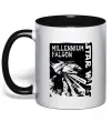Чашка з кольоровою ручкою Star Wars Millennium Falcon Чорний фото