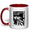 Чашка з кольоровою ручкою Star Wars Millennium Falcon Червоний фото