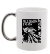 Чашка з кольоровою ручкою Star Wars Millennium Falcon Срібло фото
