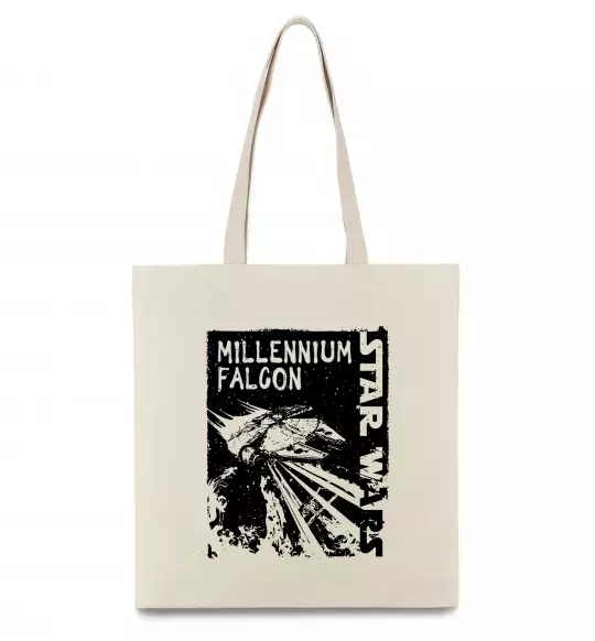 Эко-сумка Star Wars Millennium Falcon Бежевый фото