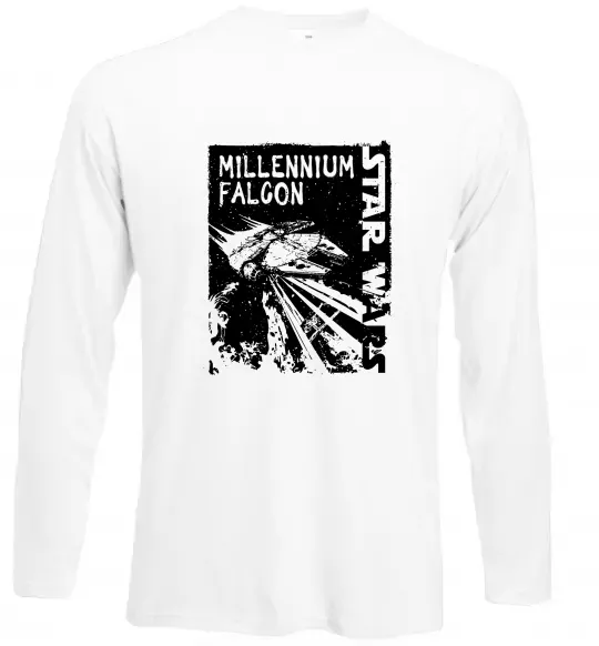 Лонгслів Star Wars Millennium Falcon Білий фото