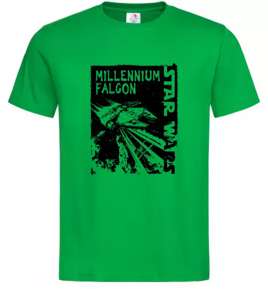 Мужская футболка Star Wars Millennium Falcon Зеленый фото