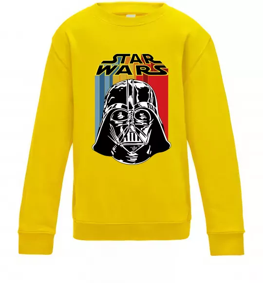 Детский Свитшот Retro Star Wars Солнечно желтый фото