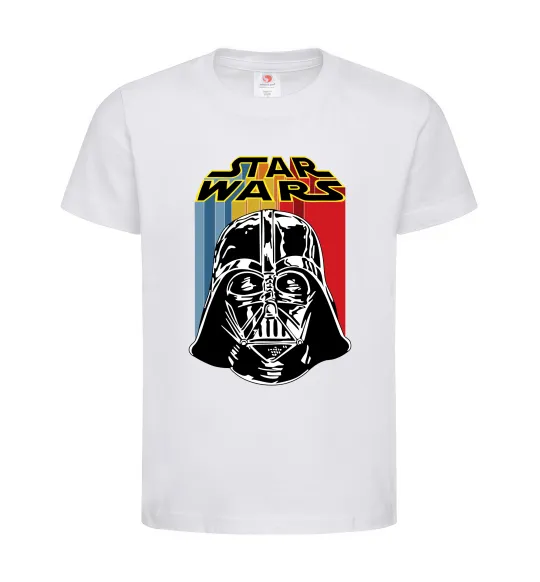 Детская футболка Retro Star Wars Белый фото