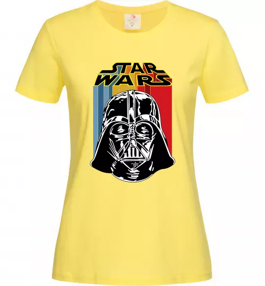 Женская футболка Retro Star Wars Лимонный фото