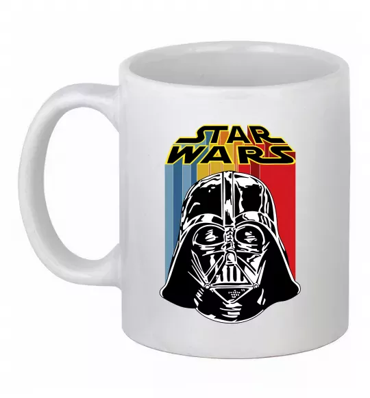 Чашка керамическая Retro Star Wars Белый фото