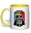 Чашка с цветной ручкой Retro Star Wars Солнечно желтый фото