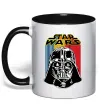 Чашка с цветной ручкой Retro Star Wars Черный фото