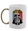Чашка с цветной ручкой Retro Star Wars Золото фото