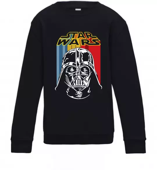 Детский Свитшот Retro Star Wars Черный фото