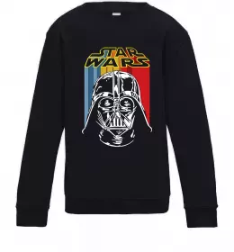 Детский Свитшот Retro Star Wars Черный фото