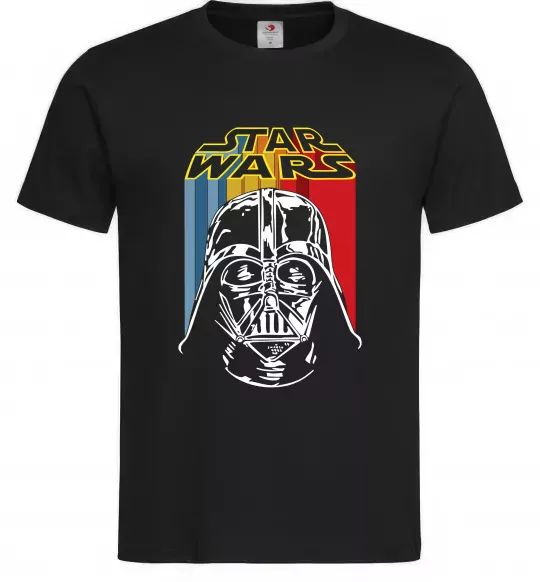 Чоловіча футболка Retro Star Wars Чорний фото