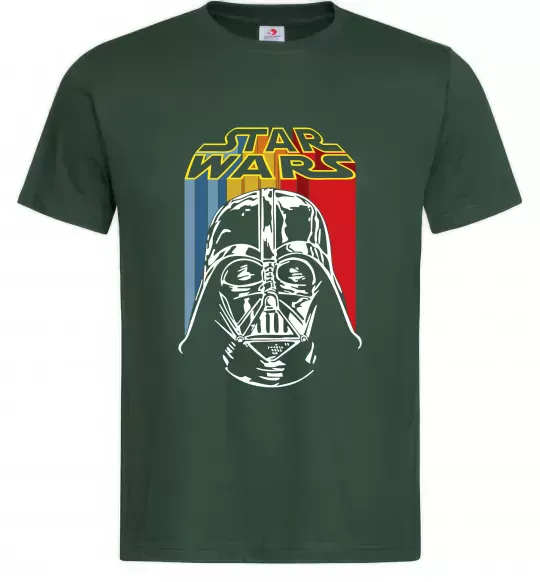 Чоловіча футболка Retro Star Wars Темно-зелений фото