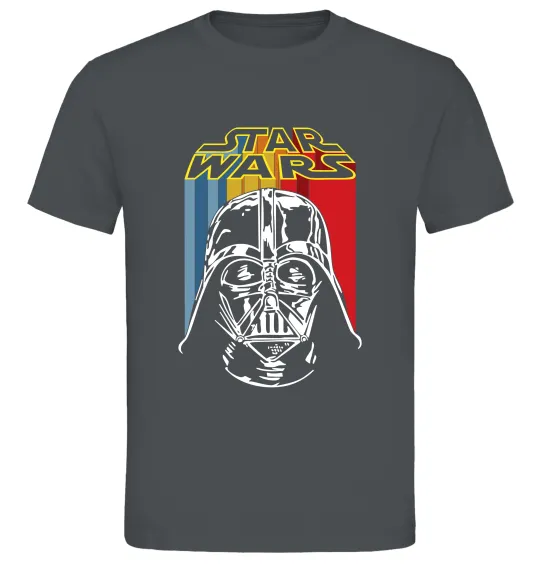 Чоловіча футболка Retro Star Wars Графіт фото