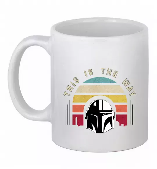 Чашка керамическая This is the way Белый фото