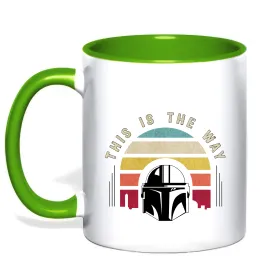 Чашка с цветной ручкой