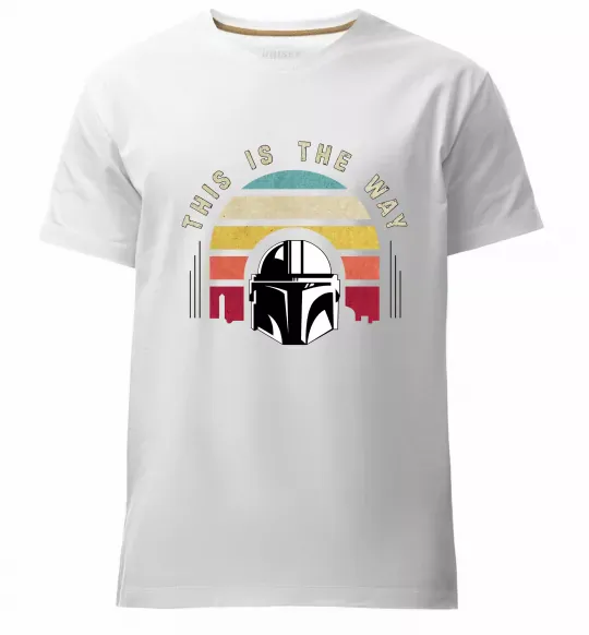 Мужская премиум футболка This is the way Белый фото