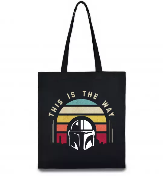 Эко-сумка This is the way Черный фото